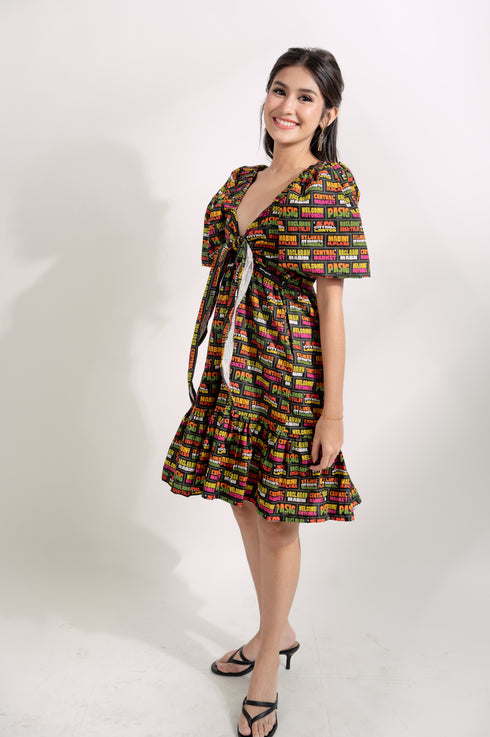 EMGEE by Get Spotted: Maria Dress in Para Po Fabric